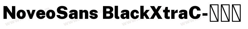 NoveoSans BlackXtraC字体转换 NoveoSans BlackXtraC字体转换